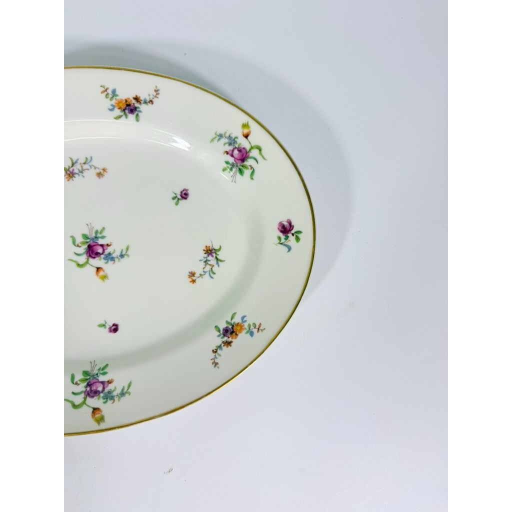 Oval Serving Platter 11" Haviland Migonette Limoges France Replacement China French Floral Bone Vintage Wedding