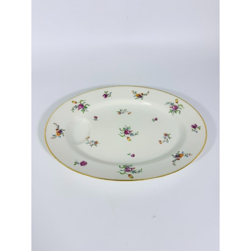 Oval Serving Platter 11" Haviland Migonette Limoges France Replacement China French Floral Bone Vintage Wedding