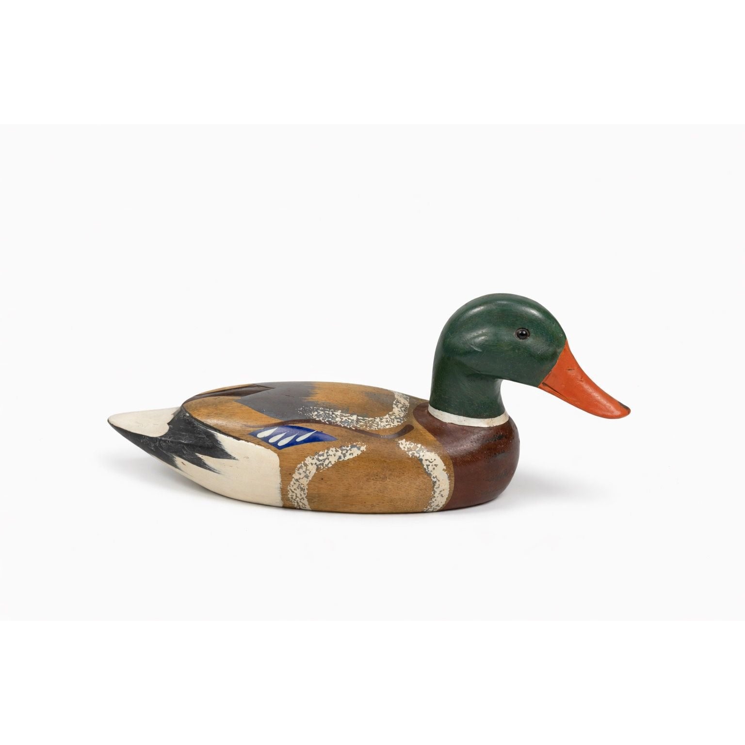 Wood Duck Decoy Wildlife Collection Wooden Hand Painted Cottage Cabin Fishing Hunting Grandpa Core Home Shelf Decor Decorative Accent