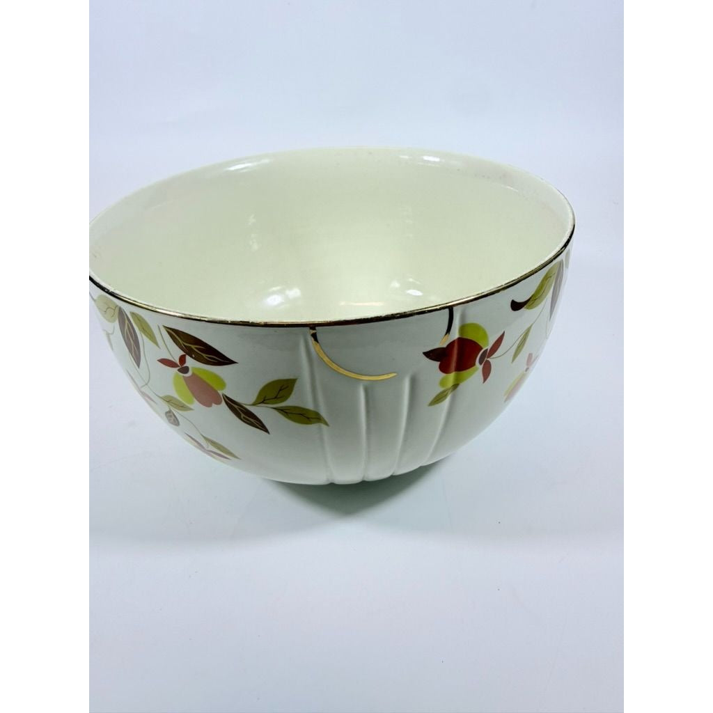 Mixing Bowl Hall Superior Jewel Tea Autumn Leaf Nesting Mixing Bowl 8 3/4"  Vintage Kitchenware Replacement China Farmhome Cottage Granny