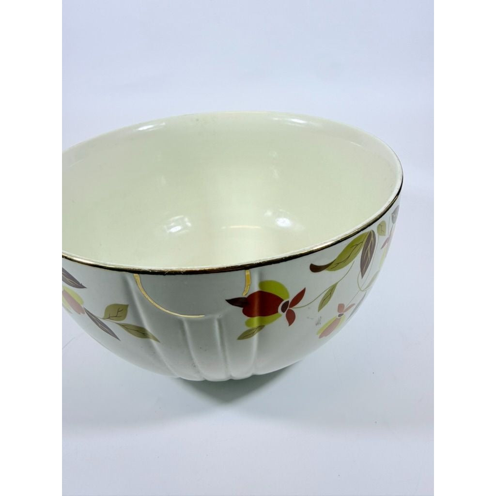 Mixing Bowl Hall Superior Jewel Tea Autumn Leaf Nesting Mixing Bowl 8 3/4"  Vintage Kitchenware Replacement China Farmhome Cottage Granny