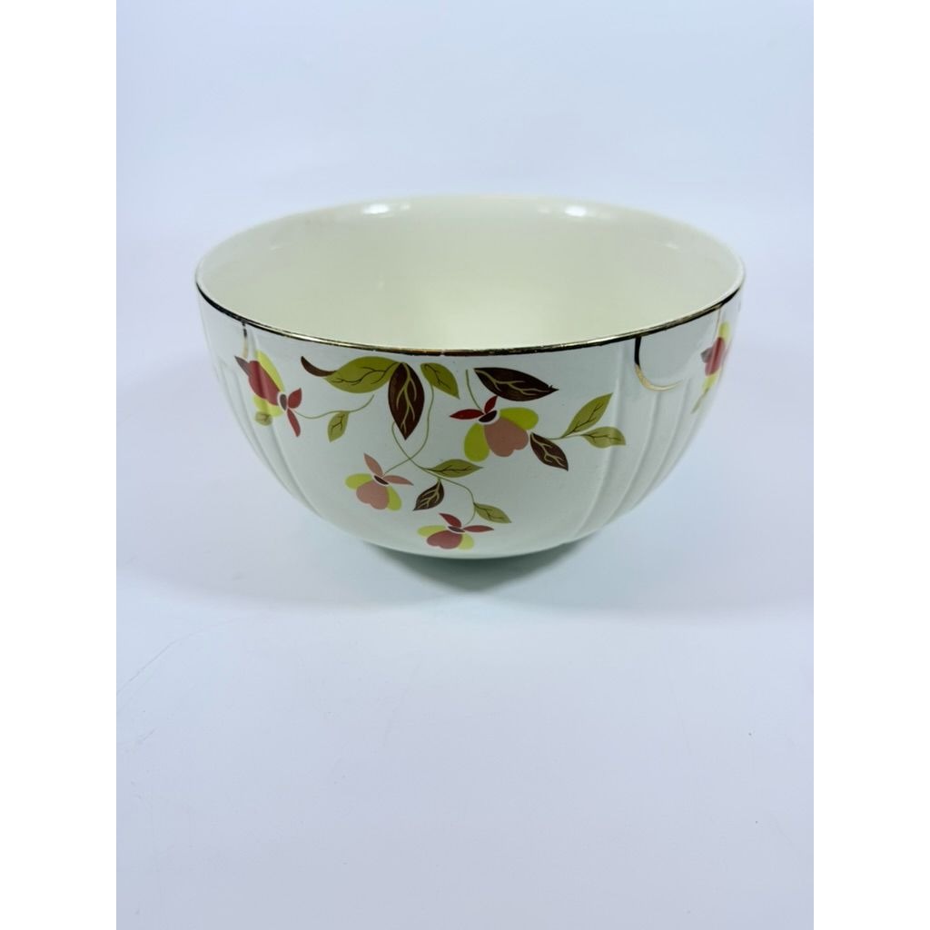 Mixing Bowl Hall Superior Jewel Tea Autumn Leaf Nesting Mixing Bowl 8 3/4"  Vintage Kitchenware Replacement China Farmhome Cottage Granny