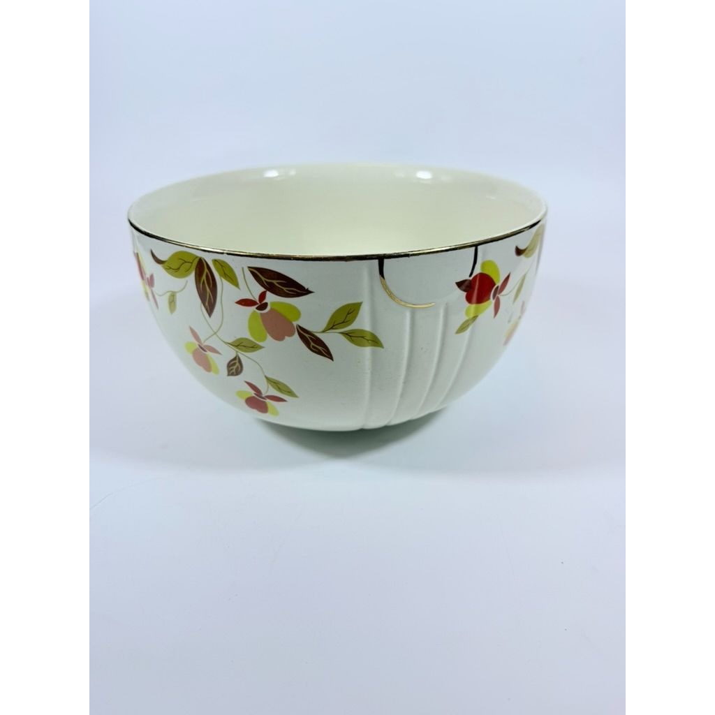 Mixing Bowl Hall Superior Jewel Tea Autumn Leaf Nesting Mixing Bowl 8 3/4"  Vintage Kitchenware Replacement China Farmhome Cottage Granny