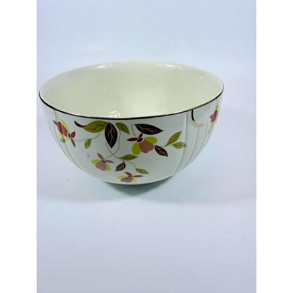 Mixing Bowl Hall Superior Jewel Tea Autumn Leaf Nesting Mixing Bowl 8 3/4"  Vintage Kitchenware Replacement China Farmhome Cottage Granny