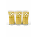 Drinking Ice Tea Water Glasses Set 3 Libbey Woven Cane Rattan Bamboo Vintage Retro Glass Tumblers Coastal Grandma Replacement Glassware