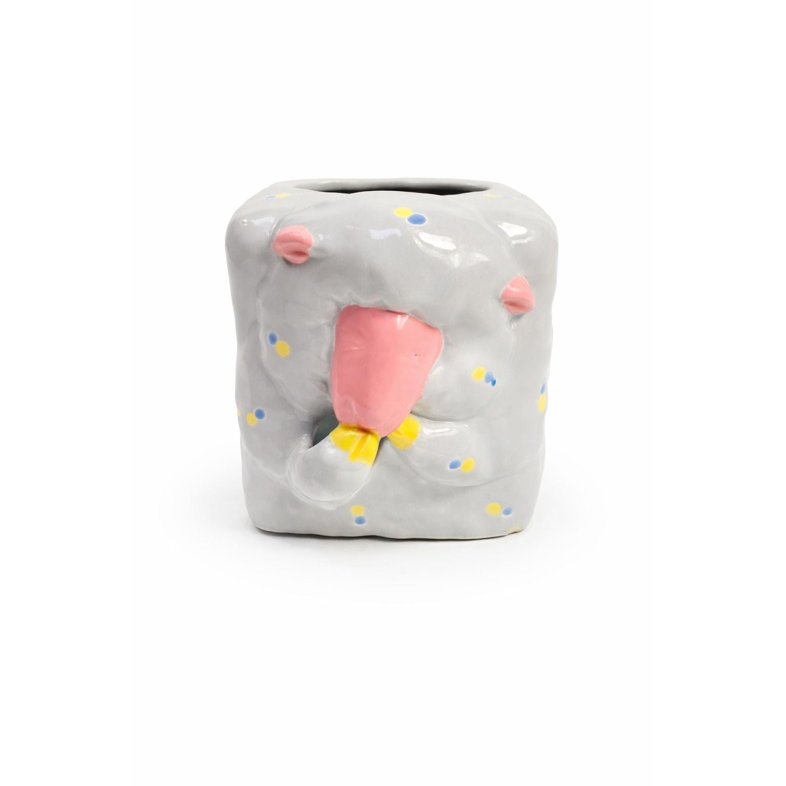 Cermamic Tissue Cover Box Fitz and Floyd Sheila Sheep 1985 Fantasy Fair Vintage Quirky Home Decor Decorative Accents Bedroom Bathroom
