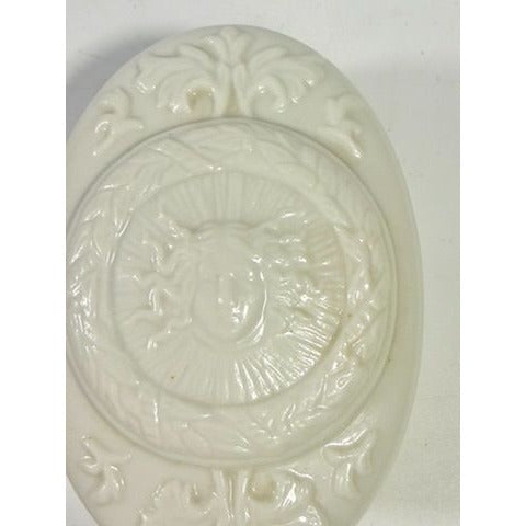 Trinket Jewelry Box White Porcelain Sun King Palais De Versailles French Elizabeth Arden Made in Japan Vintage Vanity Bedside Table Boudoir