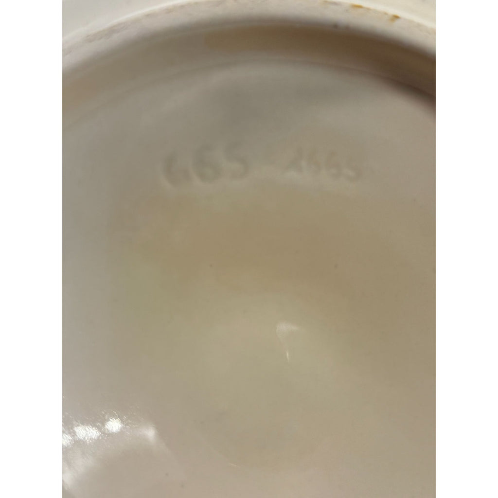 Ironstone Soup Tureen with Landle California US Pottery Vintage White Ceramic Mid Century  Footed Large Bowl Three Piece Set Holiday Serving