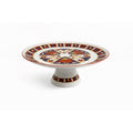 Pedestal Cake Plate Imari Seymour Mann Derbyshire Footed Replacement China Vintage Serving Pieces Red Blue Gold Vintage Japan Porcelain