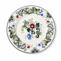 Transferware Ironstone Dinner Plate Francis Morley Aurora Blue Green Transfer ware 9 1/4” Plate Circa 1845-1858