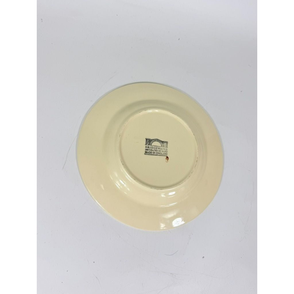 Stoneware Pottery Salad Plate Emma Bridgewater Coastal Shell Oysters Hand Painted Spongeware Replacement China English