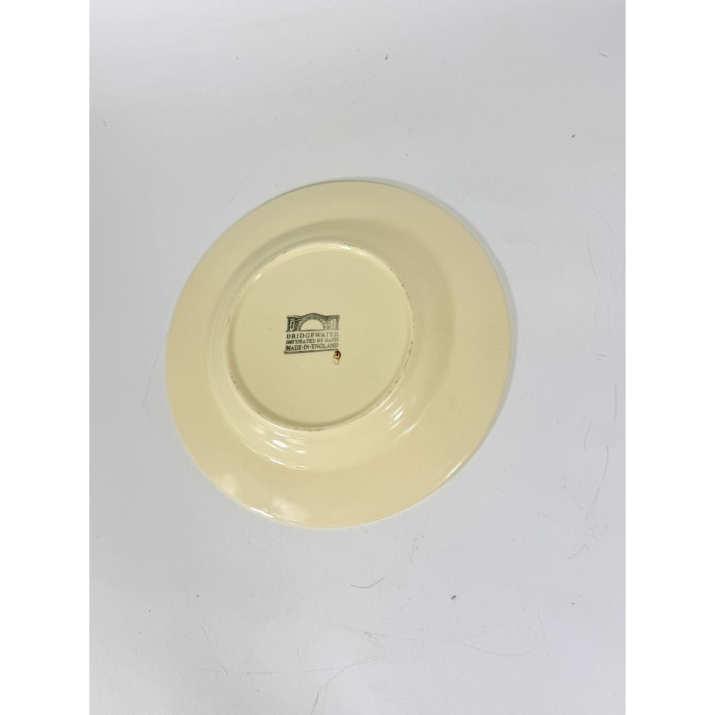 Stoneware Pottery Salad Plate Emma Bridgewater Coastal Shell Oysters Hand Painted Spongeware Replacement China English