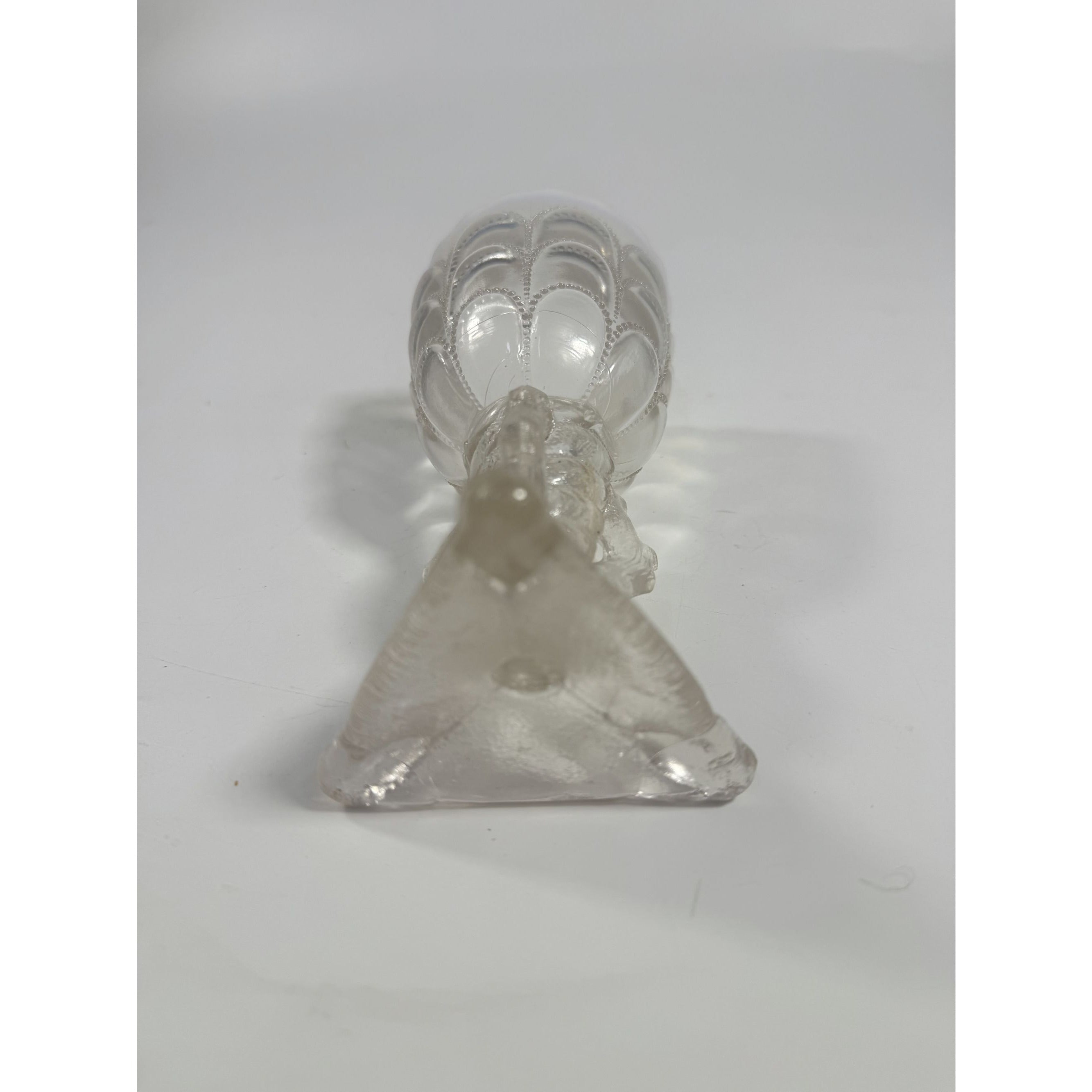Footed Vase Glass Northwood Beads and Bark White Opalescent Vase Decorative Cup Collector Glassware Home Decor Decorative Accents Antique