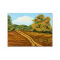 OIl on Canvas Unsigned Pastoral Rustic Hand Painted Unique Home Decor Art