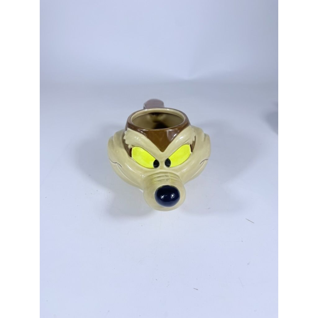Ceramic Mug 3D Set 5 Looney Tunes Bugs Bunny, Sylvester, Wille E Coyote, Road Runner, Daffy Duck Vintage Cartoon Characters Warner Brothers