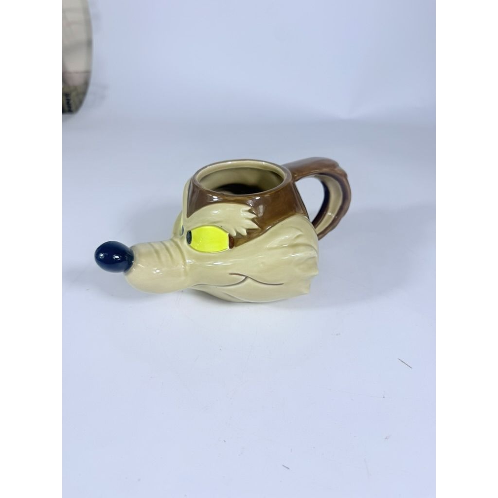 Ceramic Mug 3D Set 5 Looney Tunes Bugs Bunny, Sylvester, Wille E Coyote, Road Runner, Daffy Duck Vintage Cartoon Characters Warner Brothers