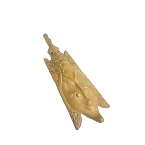 Ethnic Figural Large Bali Mask Teak Wood Sculpture Hand Carved Wooden Wall Art Indonesia Balinese TribalHome Decor Decorative Accents