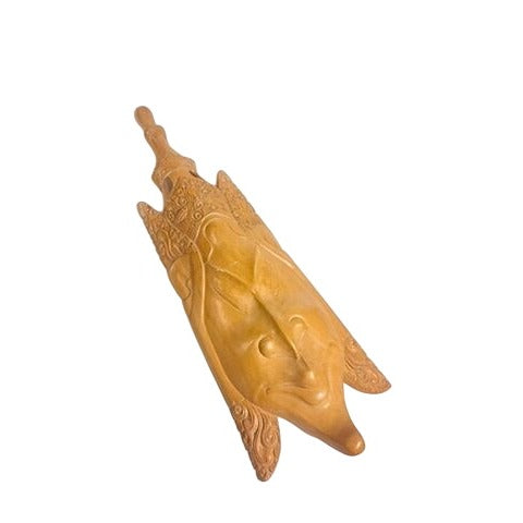 Ethnic Figural Large Bali Mask Teak Wood Sculpture Hand Carved Wooden Wall Art Indonesia Balinese TribalHome Decor Decorative Accents