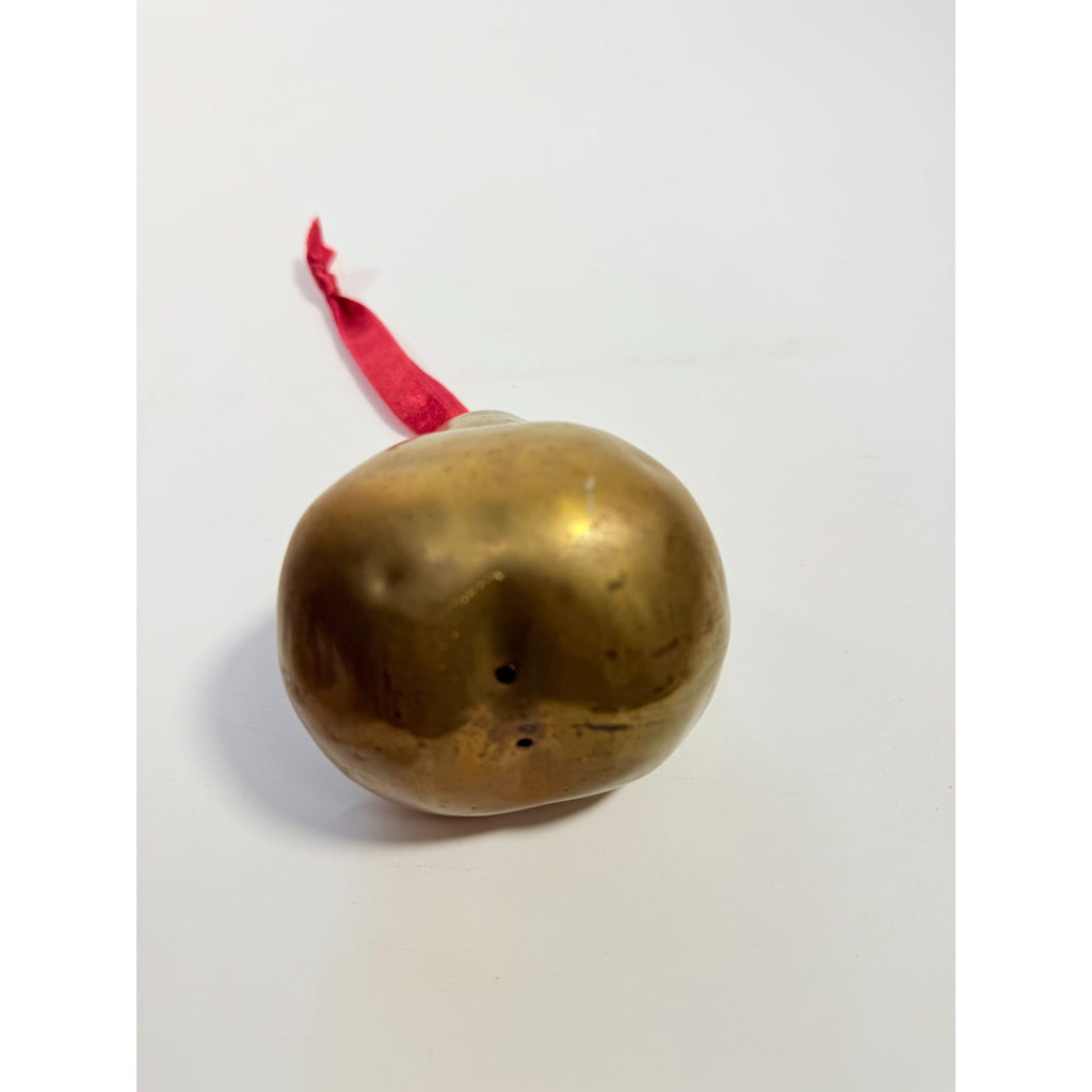 Brass Pear shaped Ornament Life sized Christmas Tree Home Decor Decorative Accents Holiday Patina Unique Decor