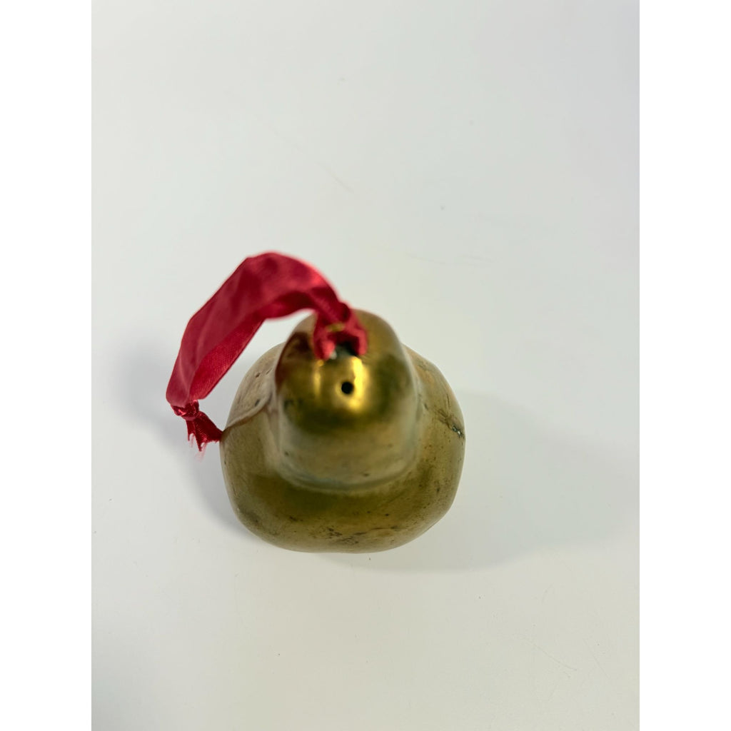 Brass Pear shaped Ornament Life sized Christmas Tree Home Decor Decorative Accents Holiday Patina Unique Decor