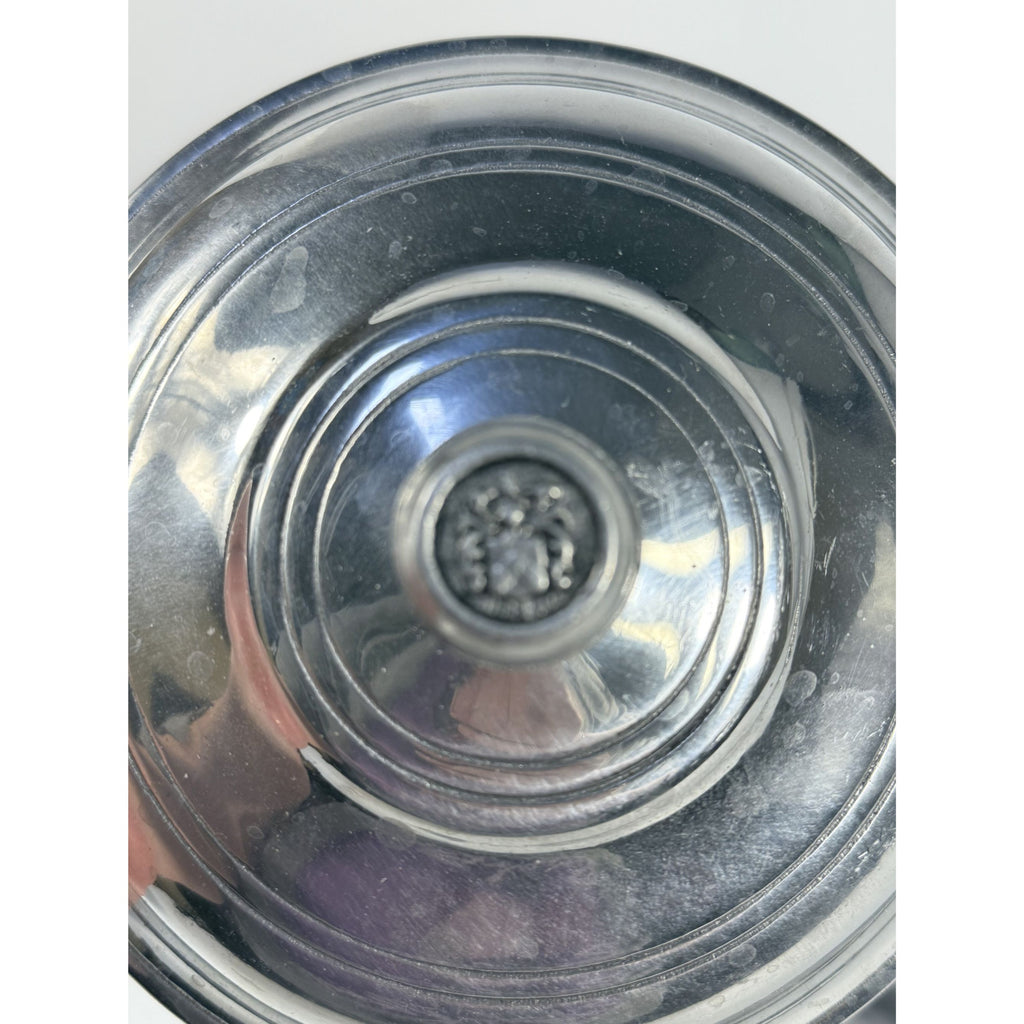 Pewter Serving Bowl Covered Vegetable Wilton Armetele Plough Tavern Large Round 1973 Vintage Columbia PA Replacement Dishes Colonial