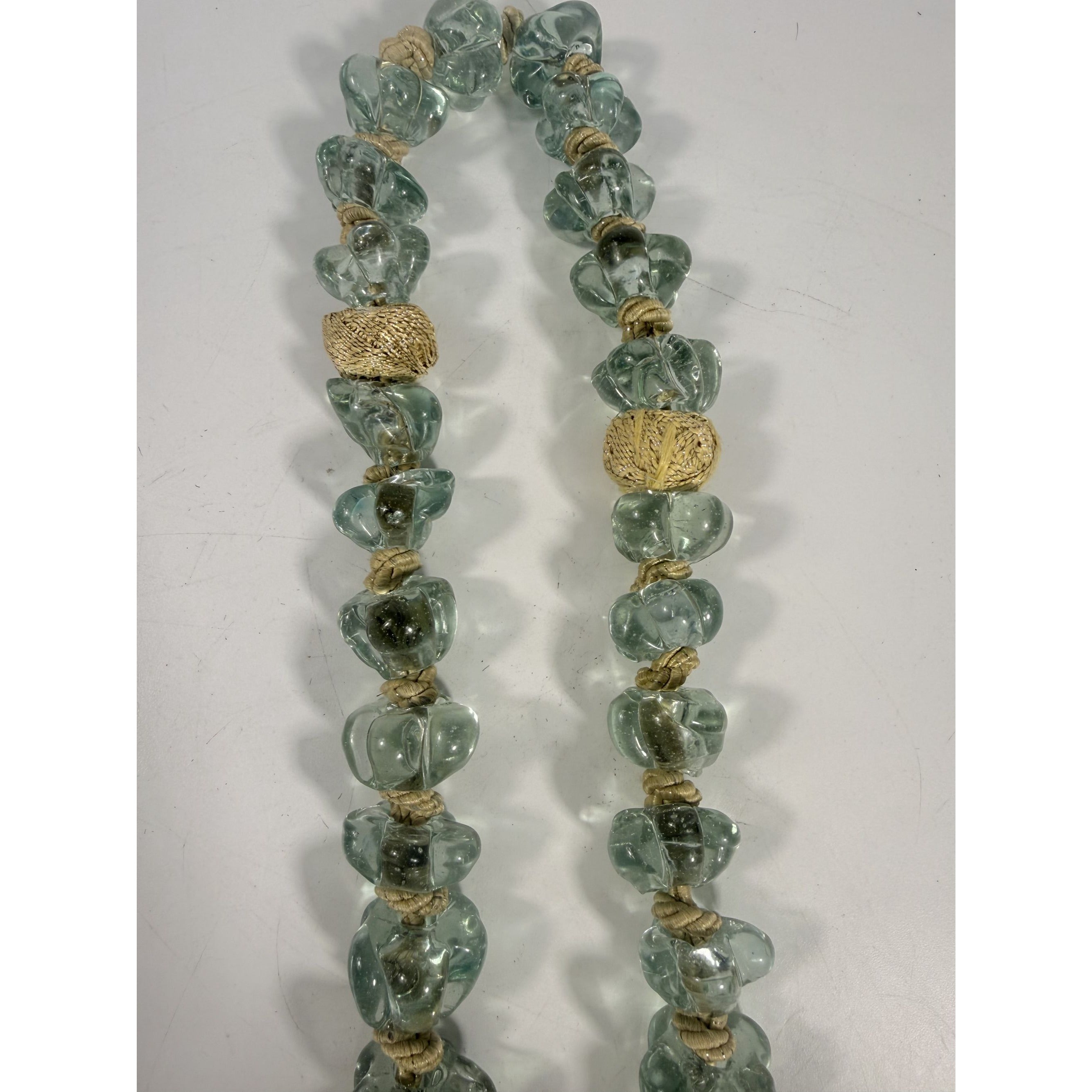 Handblown Prayer Necklace Large 33 Beads Blue Glass Tasbih Hanging Decor Mesbha 370 grams Islamic Rosary Religious Jewelry  Mala Meditation