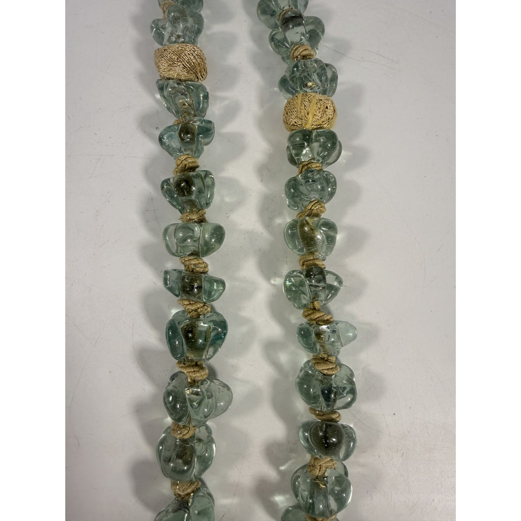 Handblown Prayer Necklace Large 33 Beads Blue Glass Tasbih Hanging Decor Mesbha 370 grams Islamic Rosary Religious Jewelry  Mala Meditation