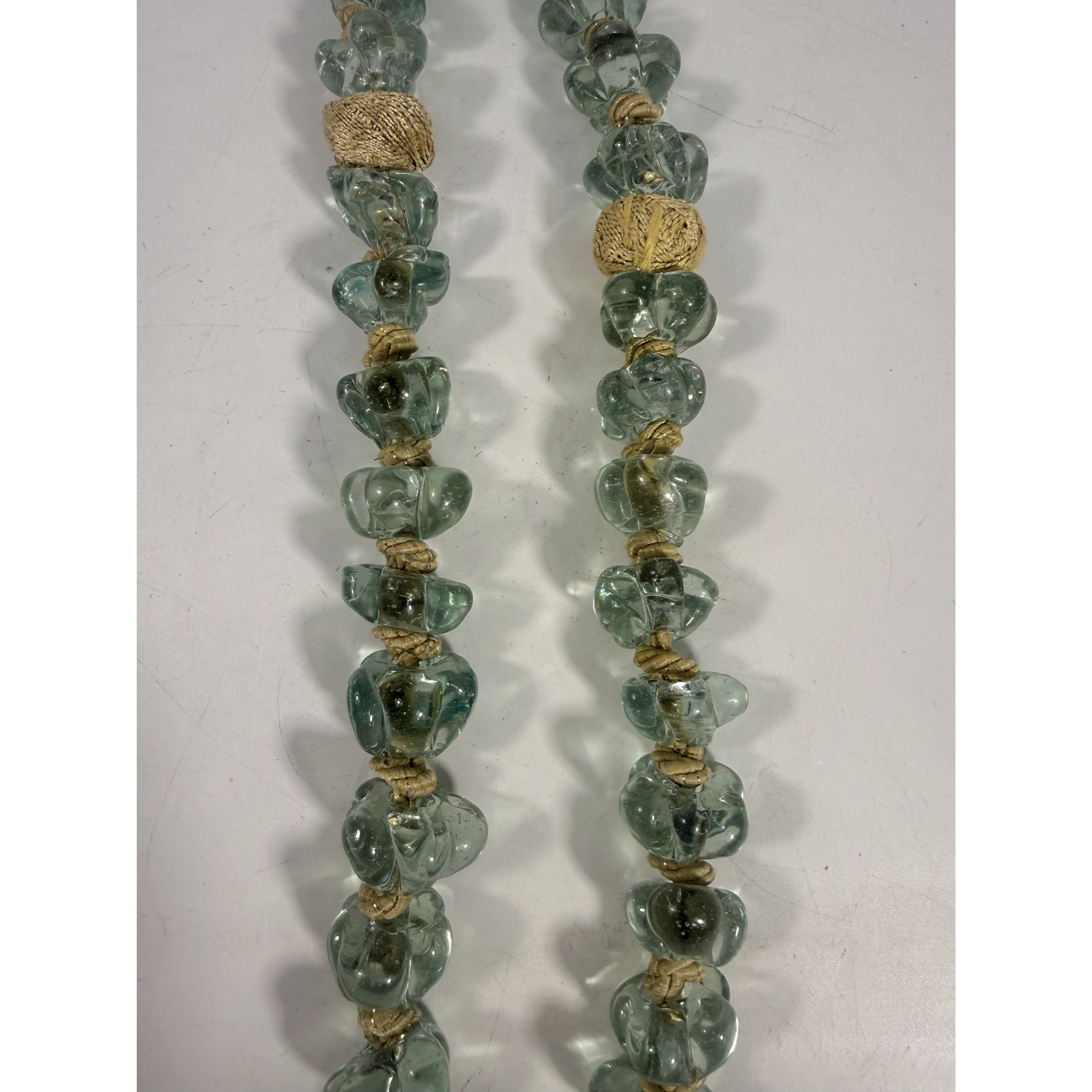 Handblown Prayer Necklace Large 33 Beads Blue Glass Tasbih Hanging Decor Mesbha 370 grams Islamic Rosary Religious Jewelry  Mala Meditation