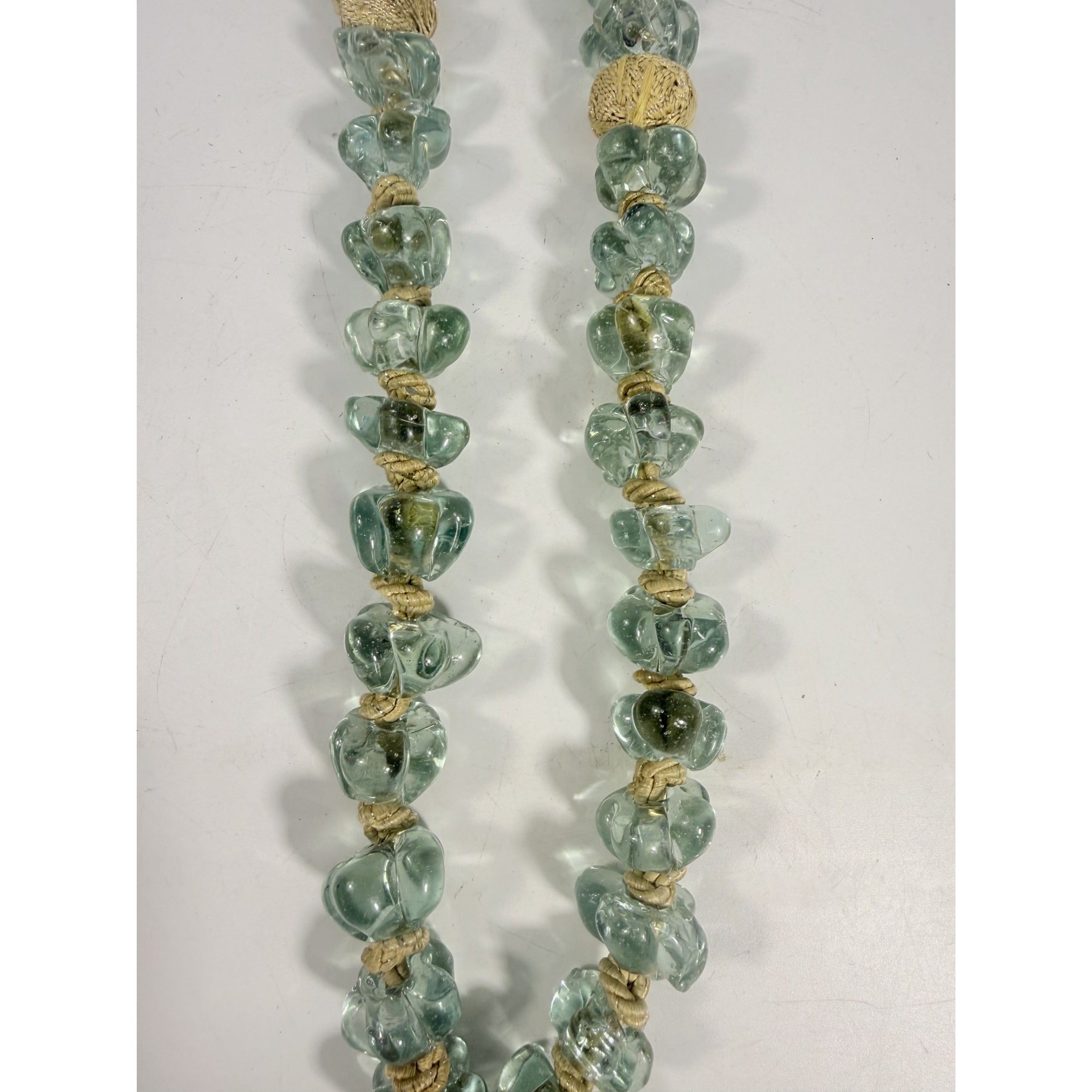 Handblown Prayer Necklace Large 33 Beads Blue Glass Tasbih Hanging Decor Mesbha 370 grams Islamic Rosary Religious Jewelry  Mala Meditation