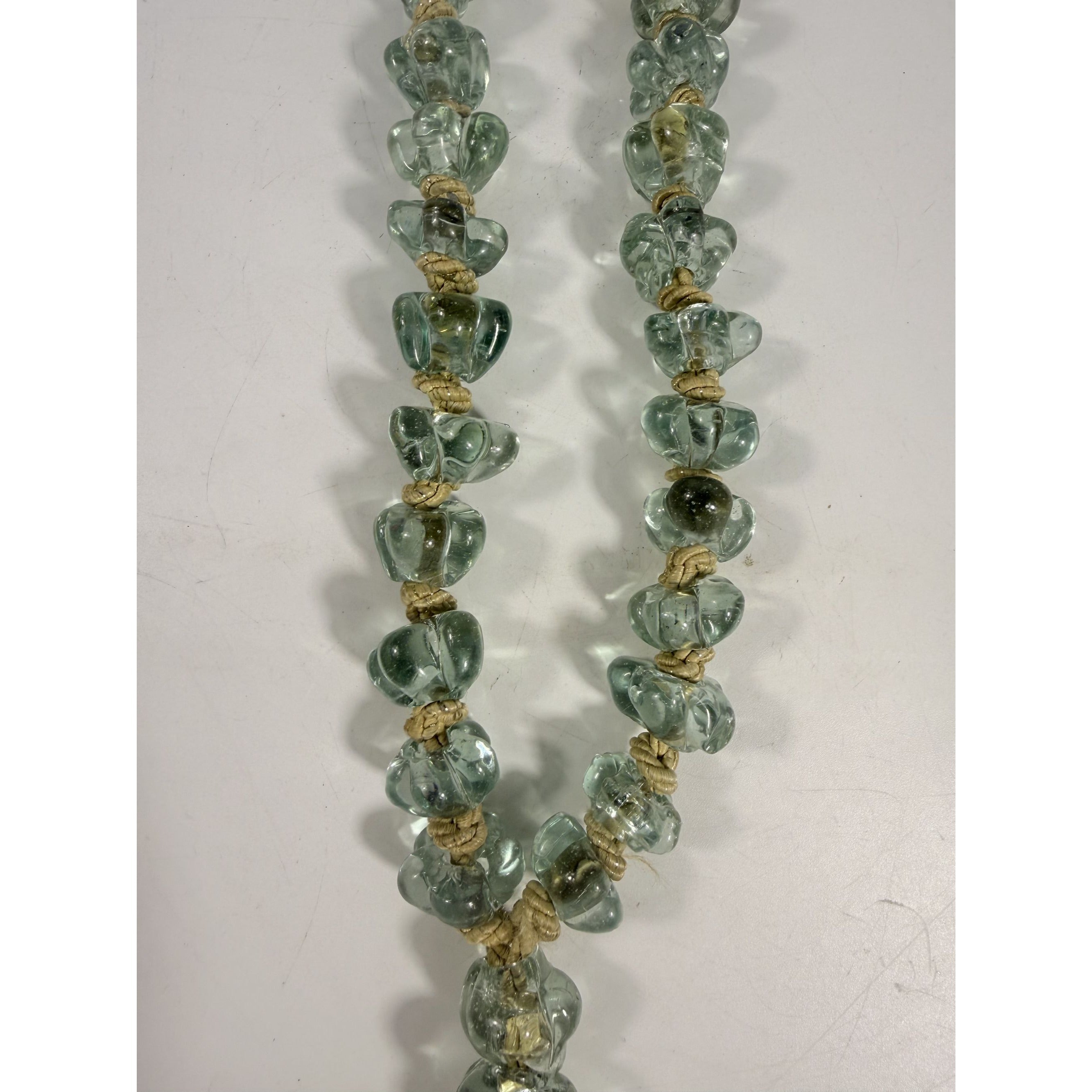 Handblown Prayer Necklace Large 33 Beads Blue Glass Tasbih Hanging Decor Mesbha 370 grams Islamic Rosary Religious Jewelry  Mala Meditation