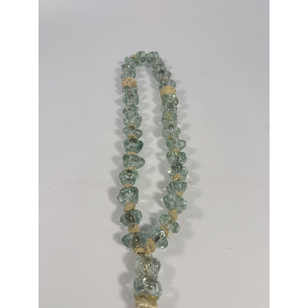 Handblown Prayer Necklace Large 33 Beads Blue Glass Tasbih Hanging Decor Mesbha 370 grams Islamic Rosary Religious Jewelry  Mala Meditation