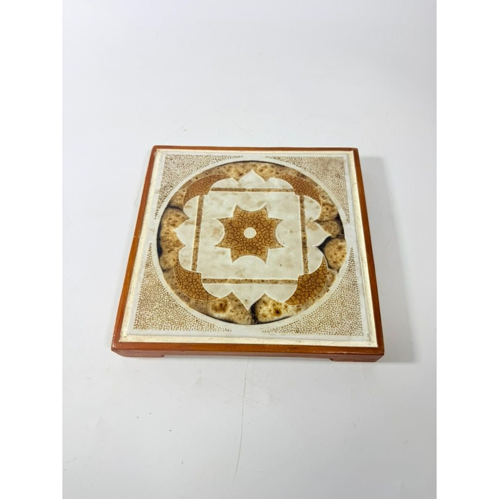 Handmade Trivet Hot Pot Teak Tile G Plan Leslie G Dandy Retro Mid Century Teak Tiled Square Kitchenware Cooking Essentials Wedding GIft