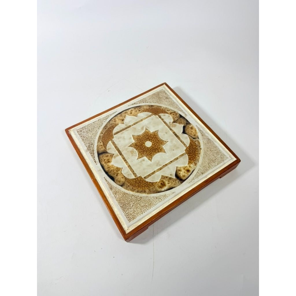 Handmade Trivet Hot Pot Teak Tile G Plan Leslie G Dandy Retro Mid Century Teak Tiled Square Kitchenware Cooking Essentials Wedding GIft
