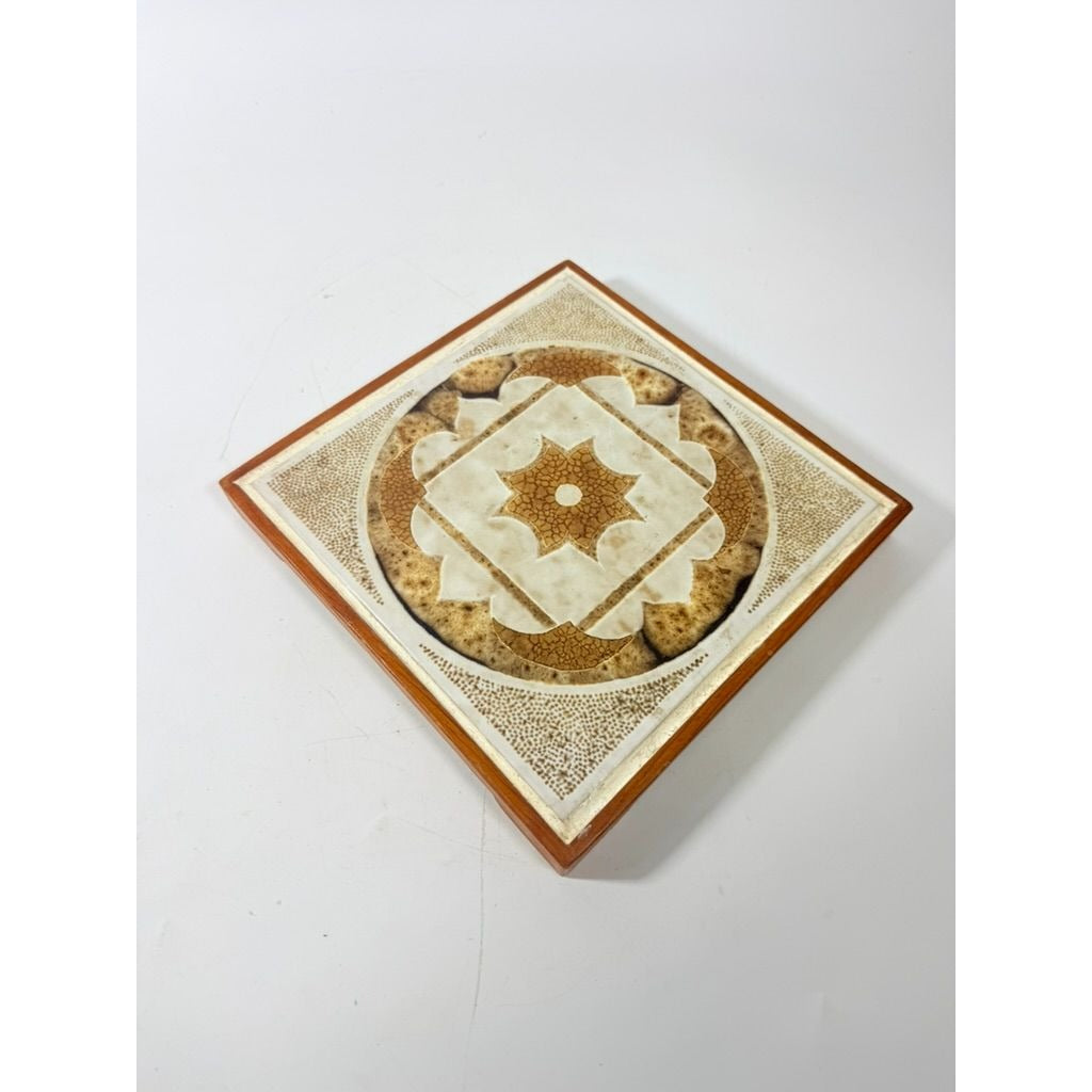 Handmade Trivet Hot Pot Teak Tile G Plan Leslie G Dandy Retro Mid Century Teak Tiled Square Kitchenware Cooking Essentials Wedding GIft