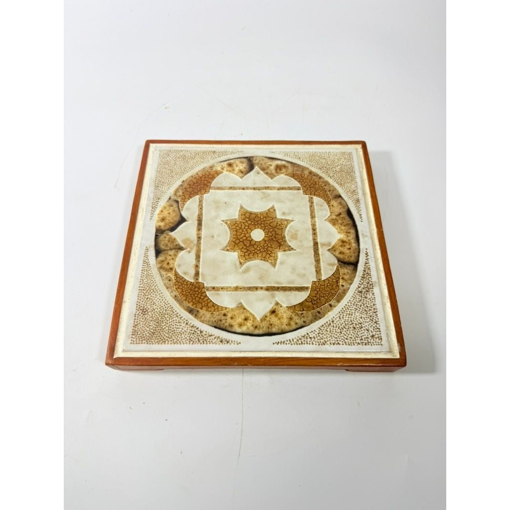 Handmade Trivet Hot Pot Teak Tile G Plan Leslie G Dandy Retro Mid Century Teak Tiled Square Kitchenware Cooking Essentials Wedding GIft