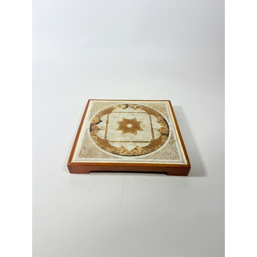 Handmade Trivet Hot Pot Teak Tile G Plan Leslie G Dandy Retro Mid Century Teak Tiled Square Kitchenware Cooking Essentials Wedding GIft