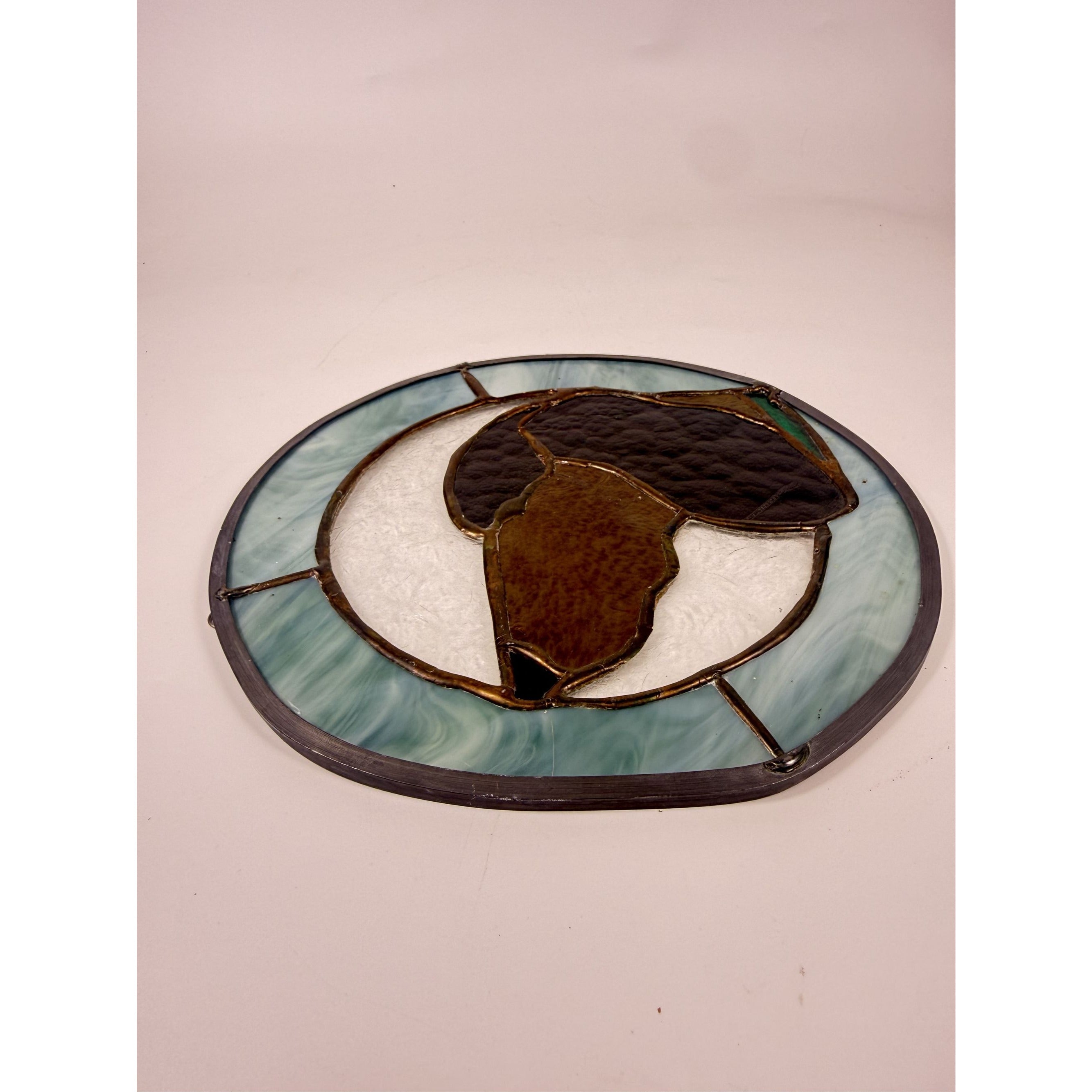 Stained Glass Plott Hound NC State Dog Vintage Wall Window Decor Handmade Unique Vintage Copper Animals Gift Ideas