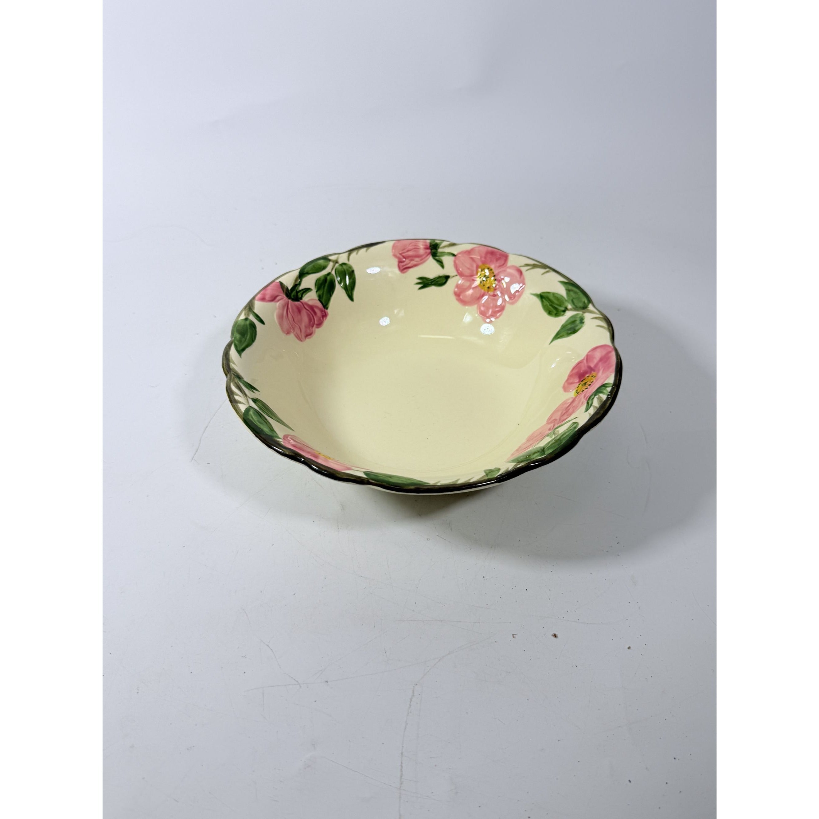 Stoneware Vegetable Bowl  9" Servingware Franciscan Desert Rose  Made In California USA\Replacement China Vintage Classic Earthenware