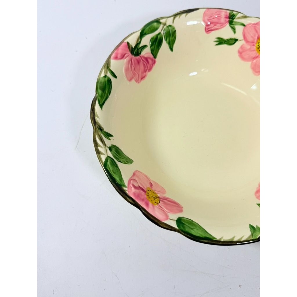 Stoneware Vegetable Bowl  9" Servingware Franciscan Desert Rose  Made In California USA\Replacement China Vintage Classic Earthenware