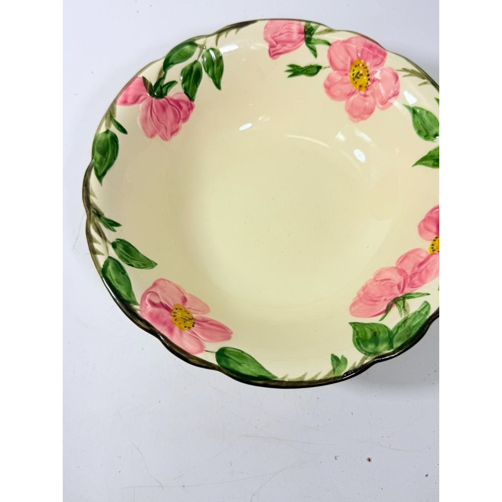 Stoneware Vegetable Bowl  9" Servingware Franciscan Desert Rose  Made In California USA\Replacement China Vintage Classic Earthenware