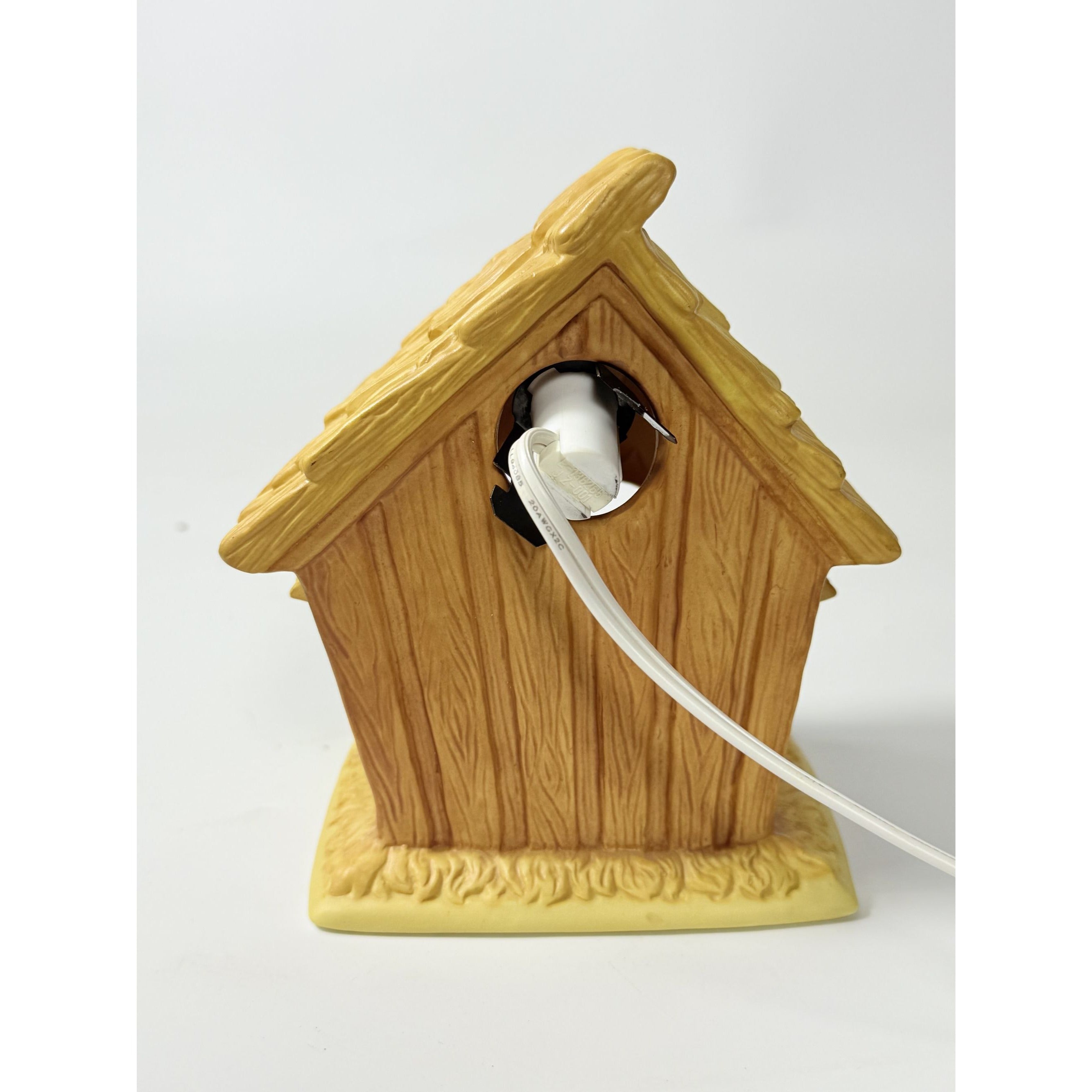 Christmas Nativity The Kneeling Santa Light Up Ceramic Manger ROMAN Inc Santa Kneeling in Prayer with Baby Jesus Holdiay Decor Night Light