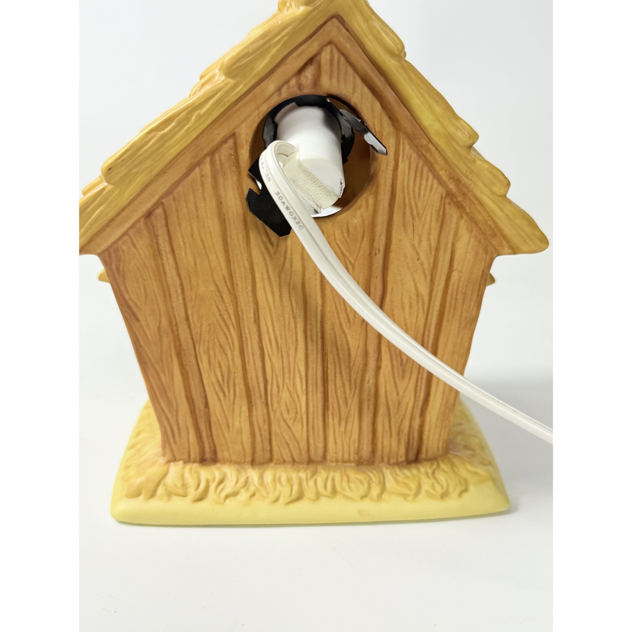 Christmas Nativity The Kneeling Santa Light Up Ceramic Manger ROMAN Inc Santa Kneeling in Prayer with Baby Jesus Holdiay Decor Night Light