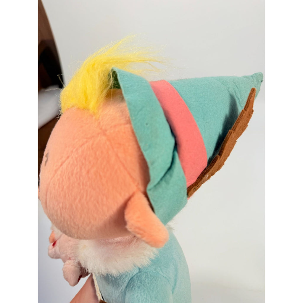 Hermey Elf Dentist Stuffkins Plush Toy w Tag 1999 Rudolph Island of Misfit Toys Vintage Cartoon Nostagia Christmas Seasonal Classic Movies