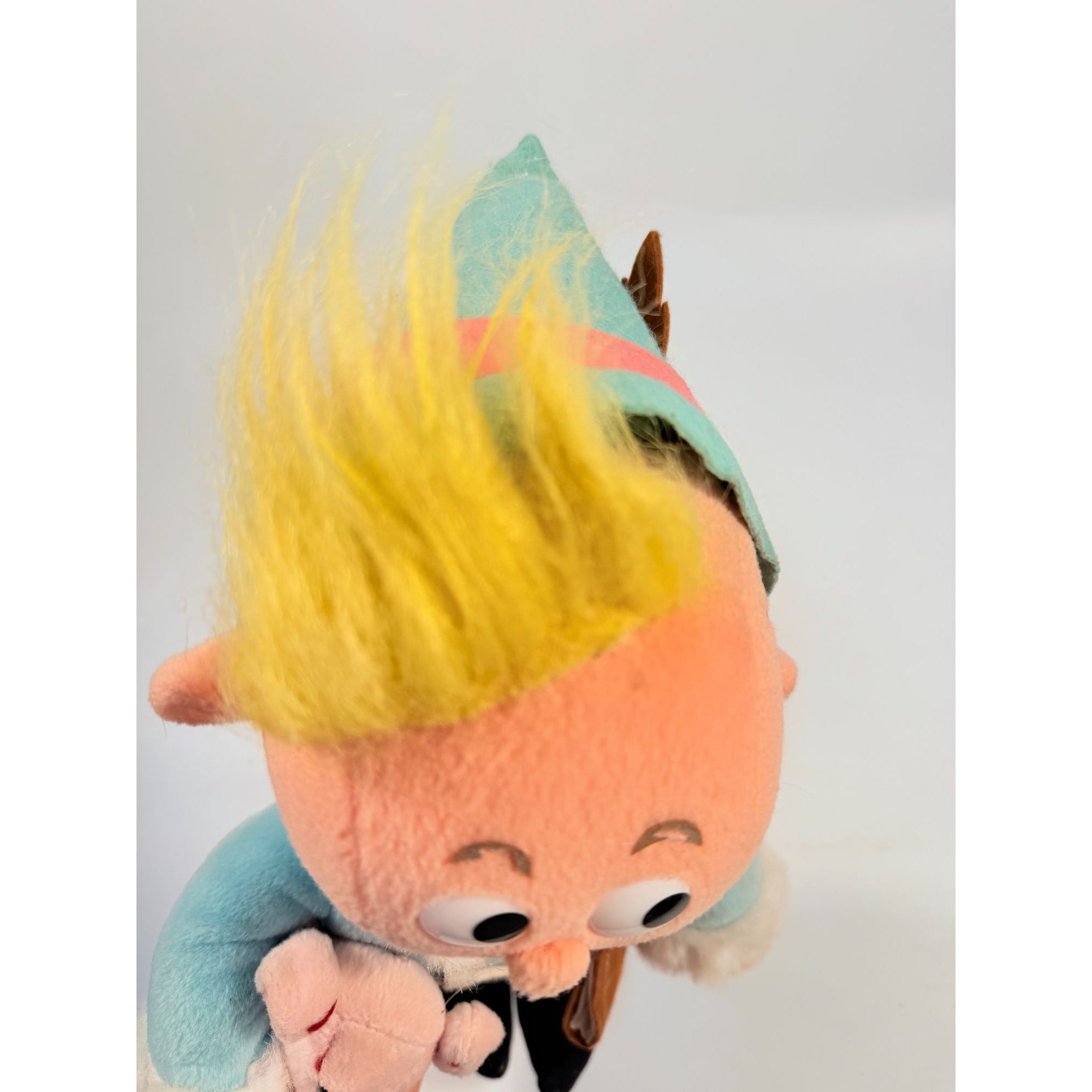 Hermey Elf Dentist Stuffkins Plush Toy w Tag 1999 Rudolph Island of Misfit Toys Vintage Cartoon Nostagia Christmas Seasonal Classic Movies