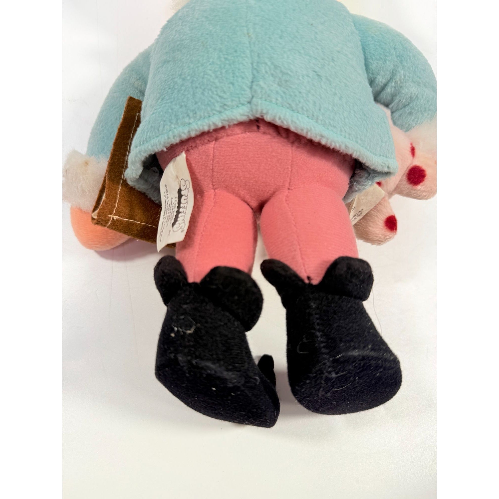 Hermey Elf Dentist Stuffkins Plush Toy w Tag 1999 Rudolph Island of Misfit Toys Vintage Cartoon Nostagia Christmas Seasonal Classic Movies