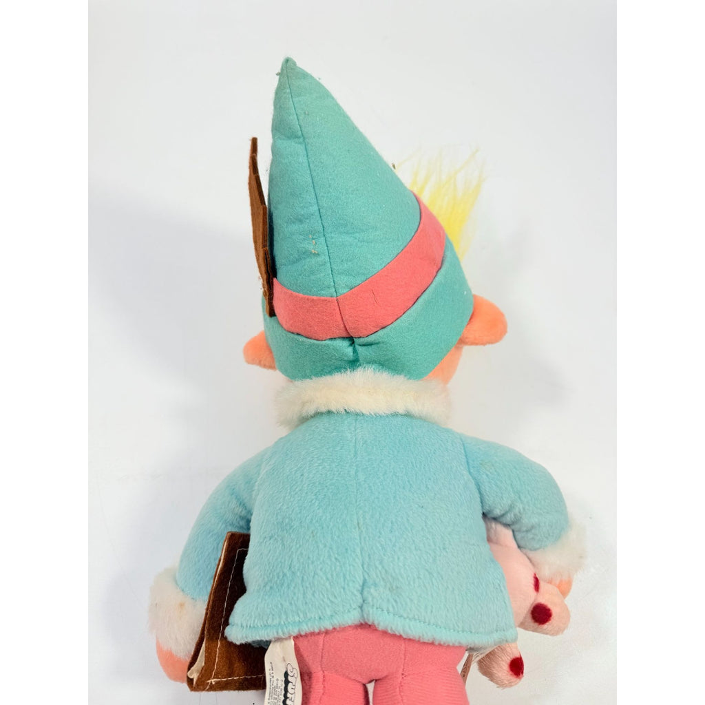 Hermey Elf Dentist Stuffkins Plush Toy w Tag 1999 Rudolph Island of Misfit Toys Vintage Cartoon Nostagia Christmas Seasonal Classic Movies
