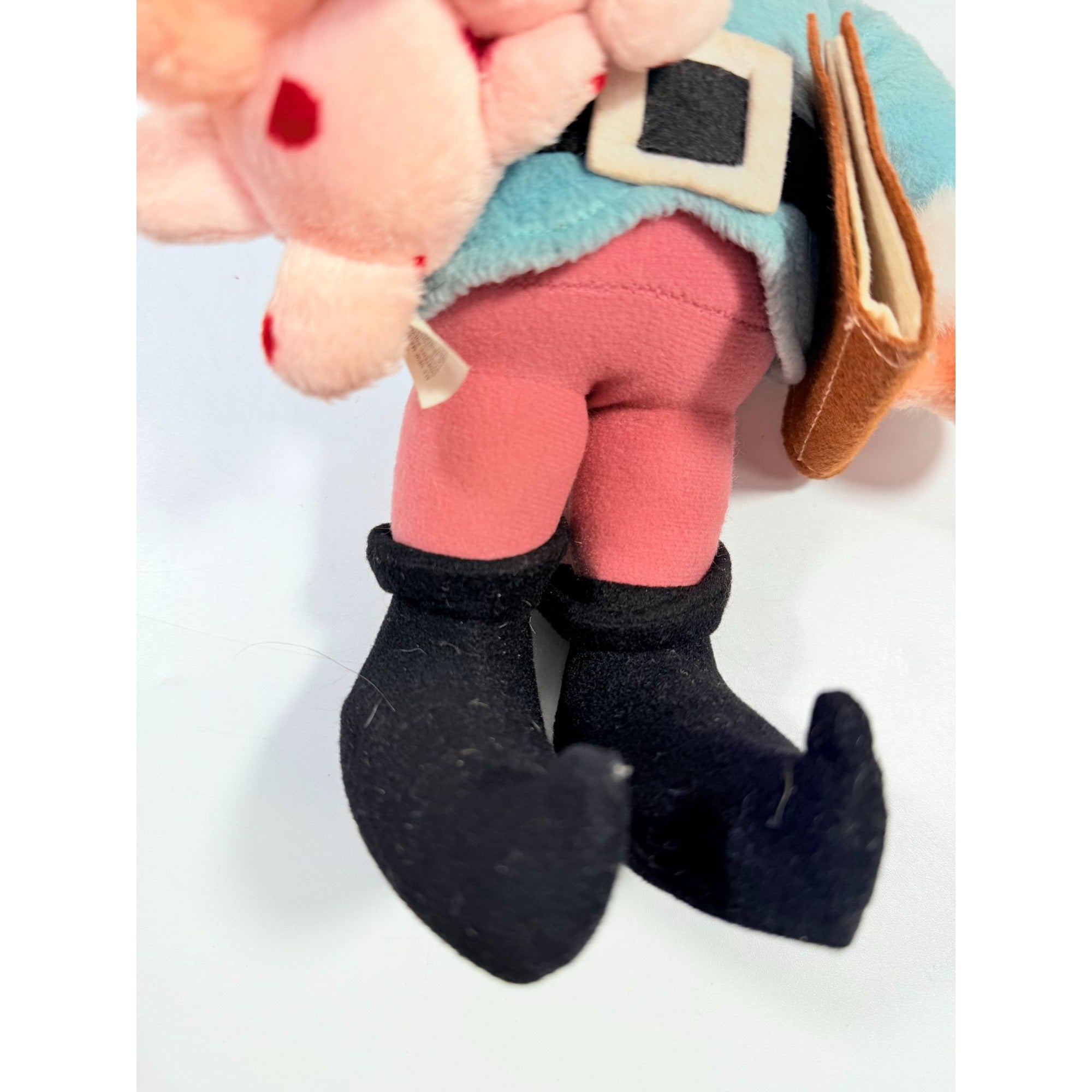 Hermey Elf Dentist Stuffkins Plush Toy w Tag 1999 Rudolph Island of Misfit Toys Vintage Cartoon Nostagia Christmas Seasonal Classic Movies