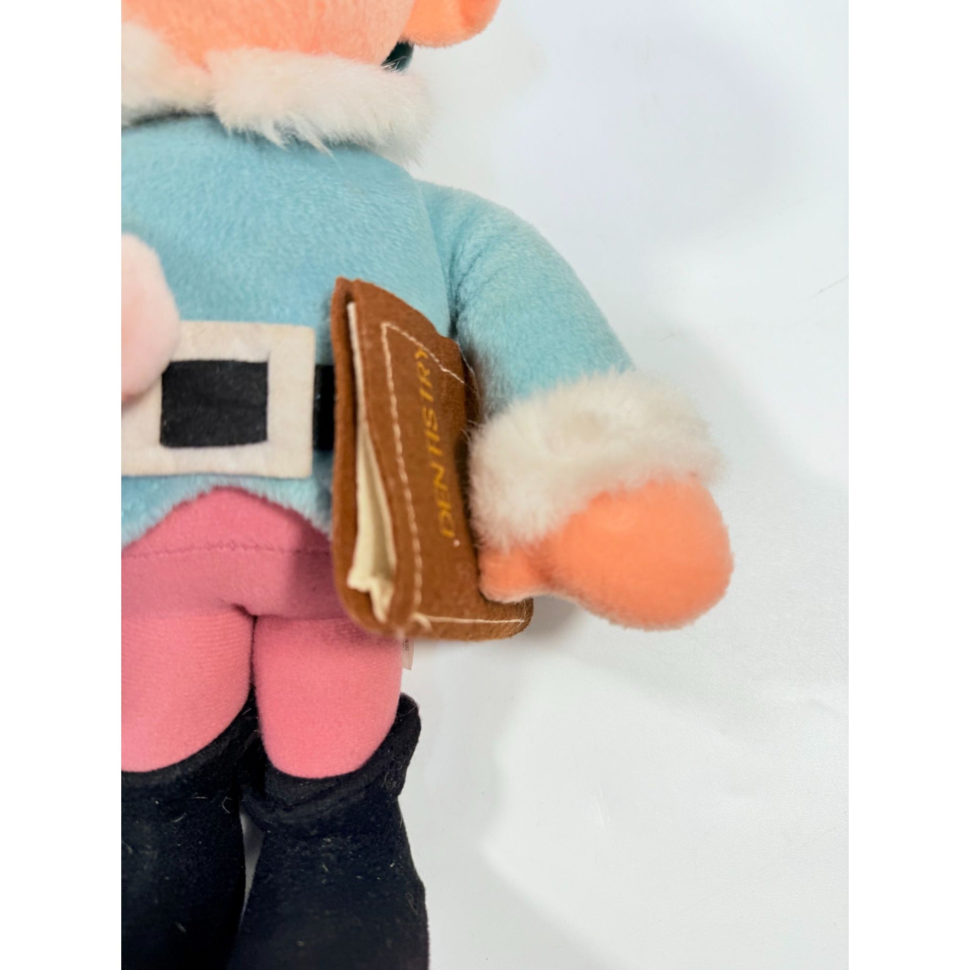 Hermey Elf Dentist Stuffkins Plush Toy w Tag 1999 Rudolph Island of Misfit Toys Vintage Cartoon Nostagia Christmas Seasonal Classic Movies