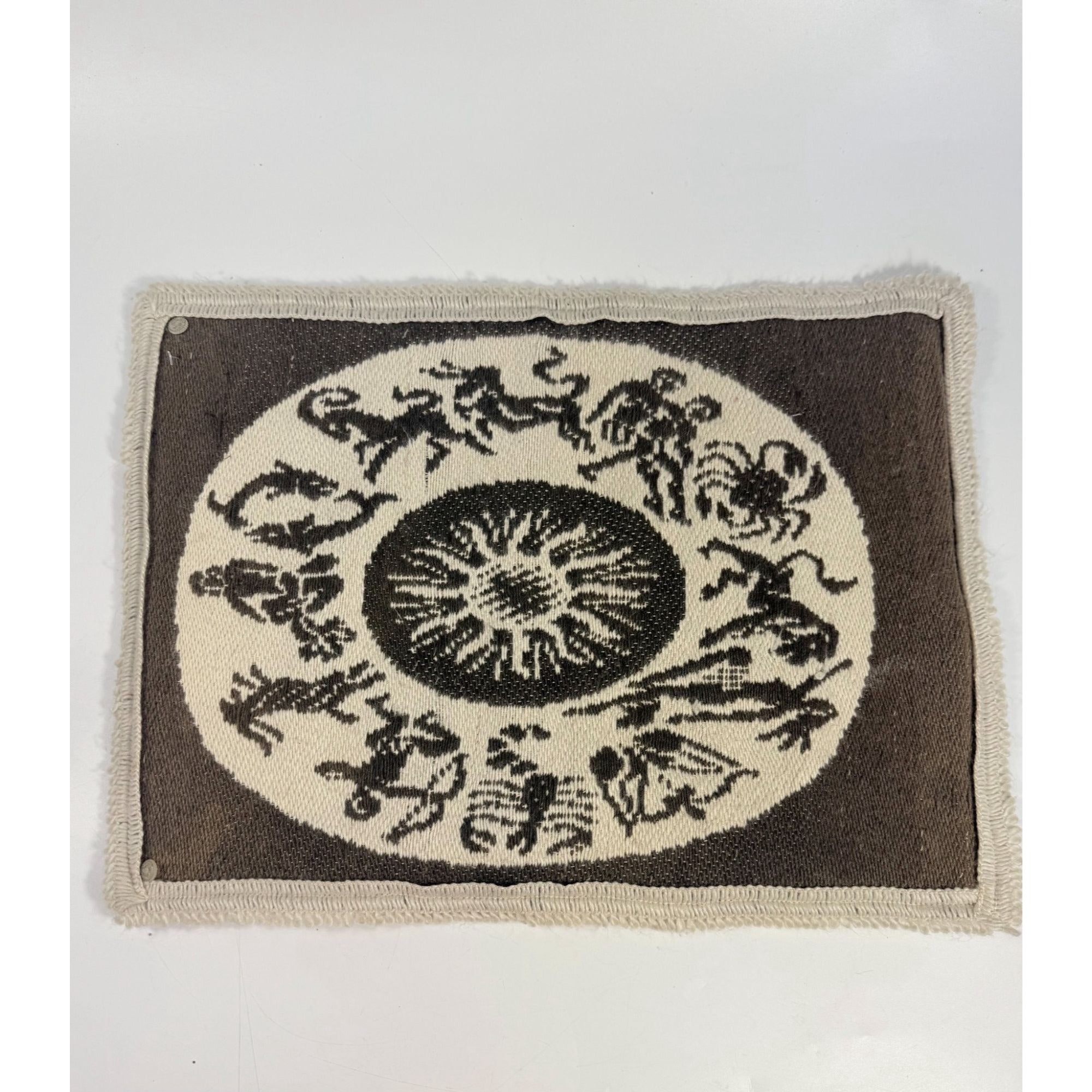 Pillow Cover Woven Tapestry Zodiac Vintage Boho Sun Symbols Mid Century Couch Living Den Home Decor Decorative Accents