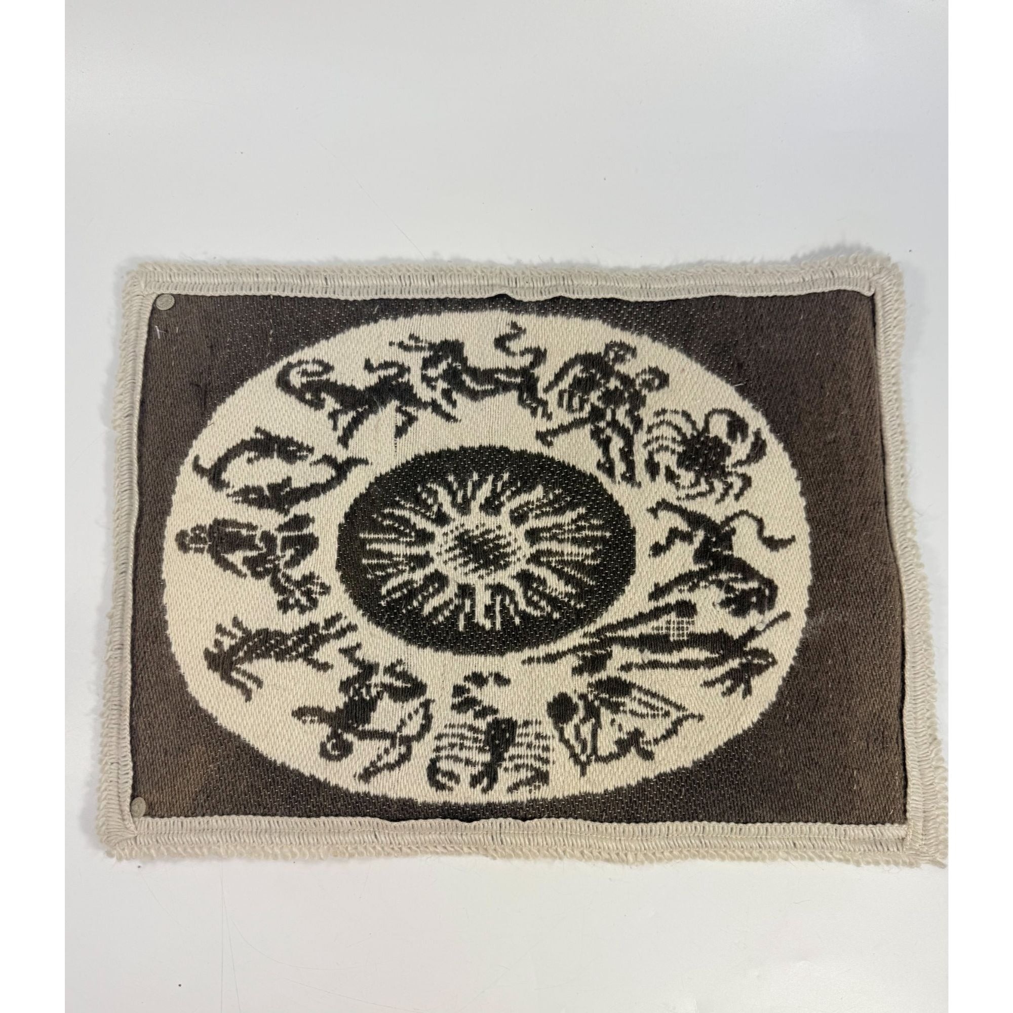 Pillow Cover Woven Tapestry Zodiac Vintage Boho Sun Symbols Mid Century Couch Living Den Home Decor Decorative Accents